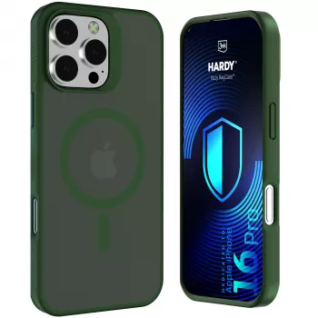 3MK PROTECTION Apple iPhone 16 Pro - Funda 3mk Hardy Hazy MagCase verde