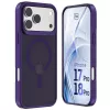 3MK PROTECTION Apple iPhone 17 Pro - Funda 3mk Hardy Hazy MagCase morada