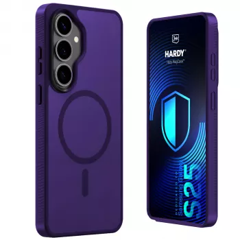 3MK PROTECTION Samsung Galaxy S25 - Funda 3mk Hardy Hazy MagCase morada