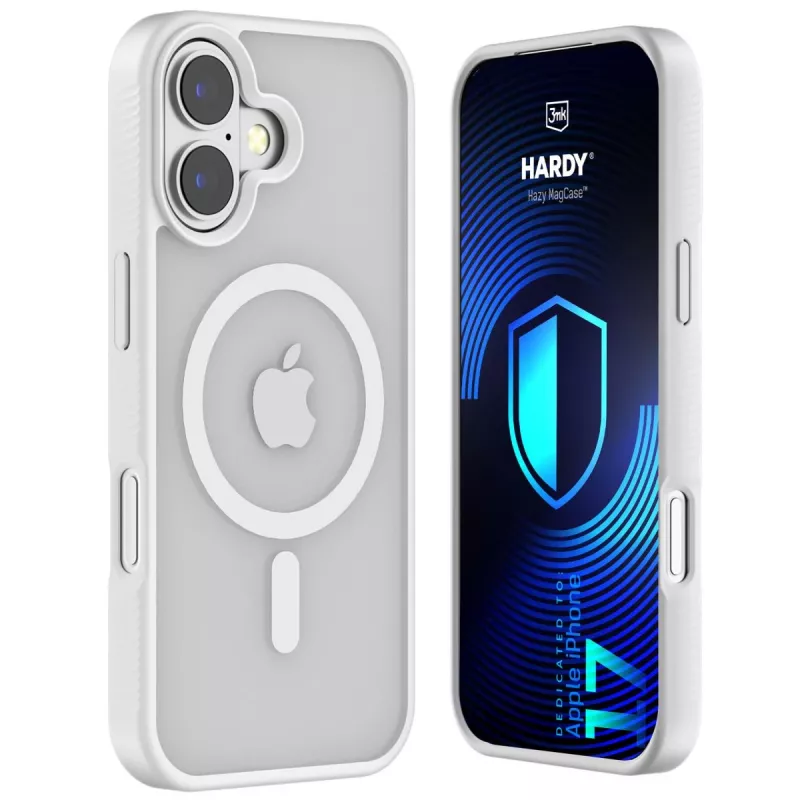 3MK PROTECTION Apple iPhone 17 - Funda 3mk Hardy Hazy MagCase blanca
