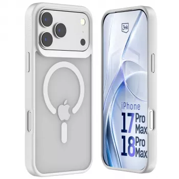 3MK PROTECTION Apple iPhone 17 Pro Max - 3mk Hardy Hazy MagCase blanco