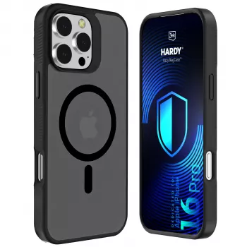 3MK PROTECTION Apple iPhone 16 Pro - 3mk Hardy Hazy MagCase negro