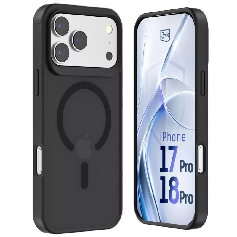 3MK PROTECTION Apple iPhone 17 Pro - 3mk Hardy Hazy MagCase negro