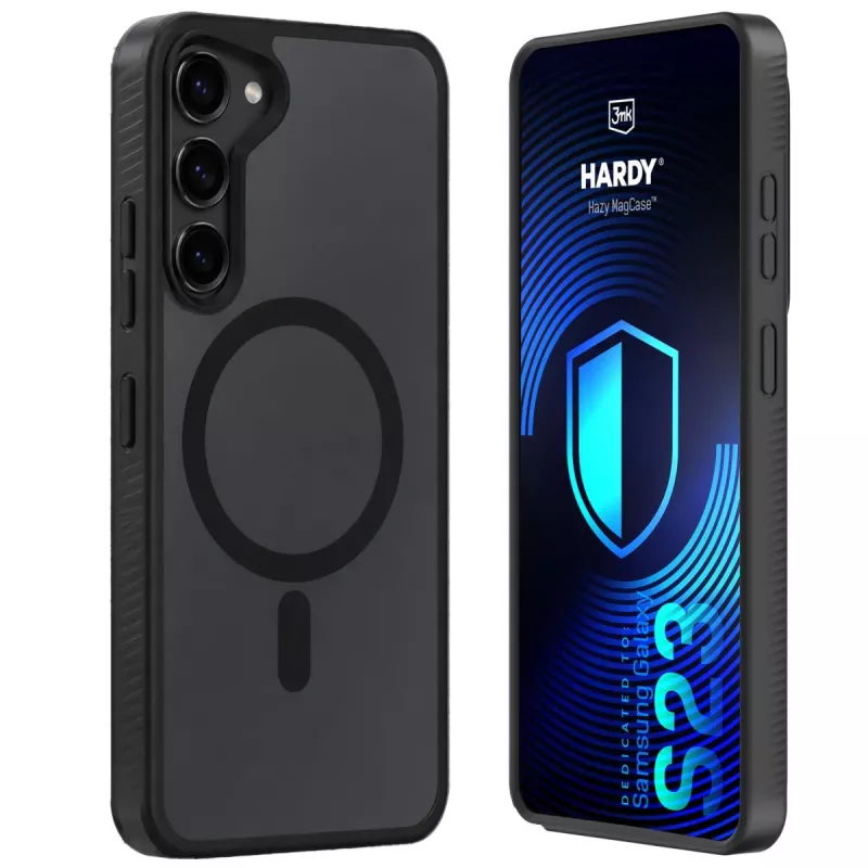 3MK PROTECTION Samsung Galaxy S23 5G Hardy Hazy MagCase negro