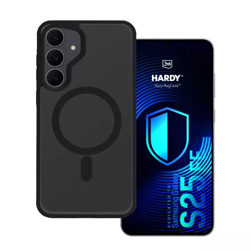 3MK PROTECTION Samsung Galaxy S25 FE - 3mk Hardy Hazy MagCase negro