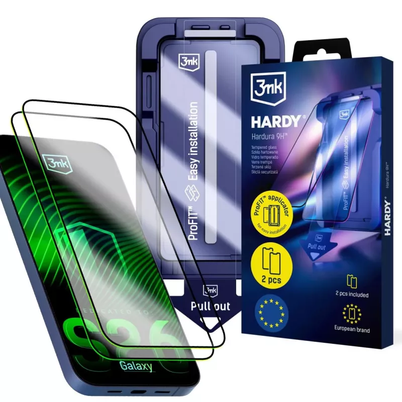 3MK PROTECTION Samsung Galaxy S26 - 3mk Hardy Hardura 9H protector de pantalla de cristal templado
