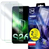 3MK PROTECTION Samsung Galaxy S26+ - 3mk Hardy ARC+ protector de pantalla (pack de 2)