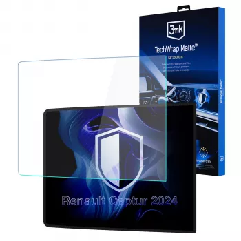 3MK PROTECTION Renault Captur 2024- - 3mk TechWrap Matte protector de pantalla mate para pantalla central