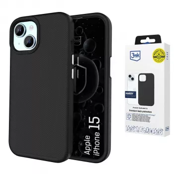 3MK PROTECTION Apple iPhone 15 Hardy Shockproof MagCase funda trasera transparente