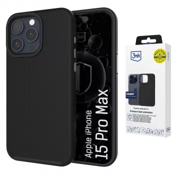 3MK PROTECTION Apple iPhone 15 Pro Max Hardy Shockproof MagCase - Transparente
