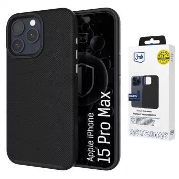 3MK PROTECTION Apple iPhone 15 Pro Max Hardy Shockproof MagCase - Transparente