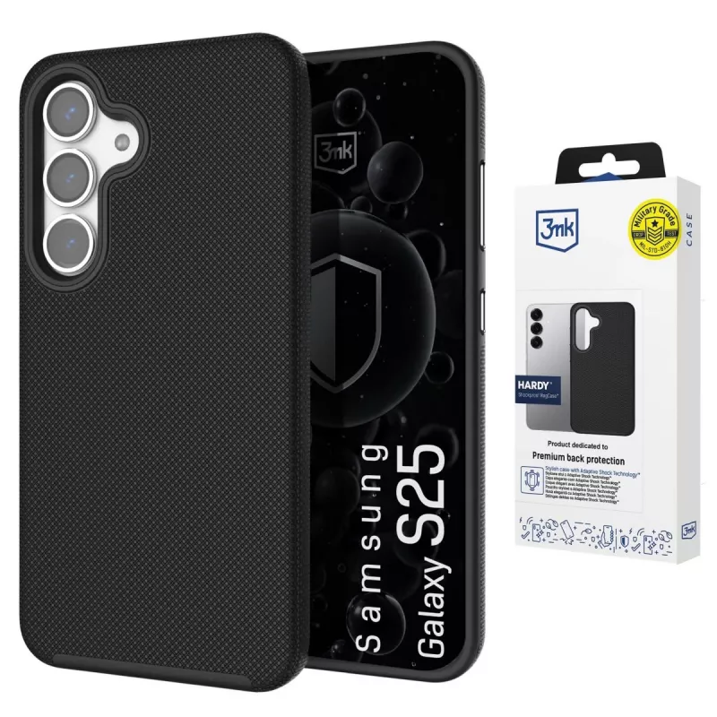 3MK PROTECTION Samsung Galaxy S25 Hardy Shockproof MagCase funda trasera transparente