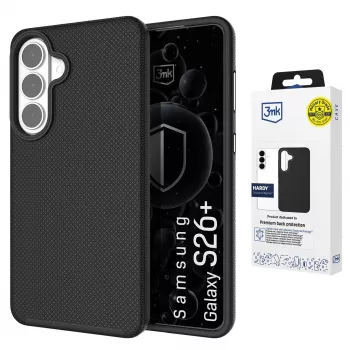 3MK PROTECTION Samsung Galaxy S26+ - 3mk Hardy Shockproof MagCase, negro
