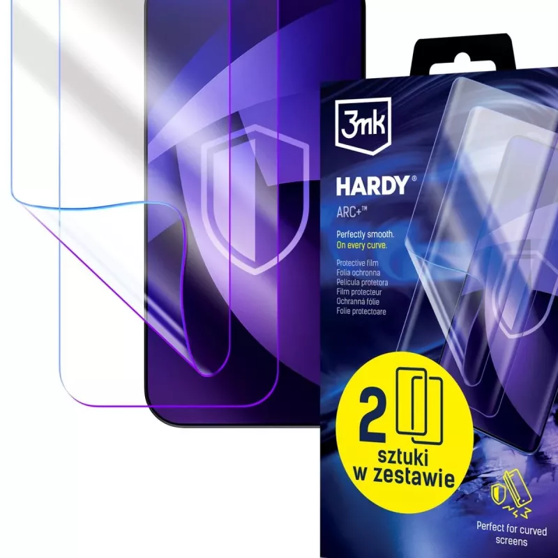 3MK PROTECTION Realme 16 Pro+ 5G Hardy ARC+ protector de pantalla (pack de 2)