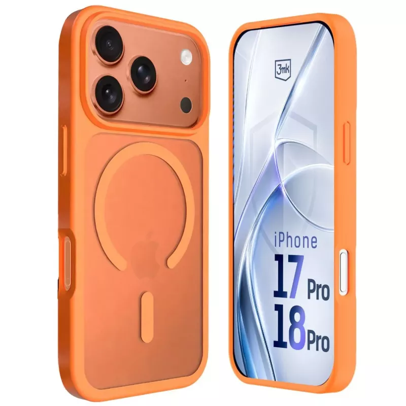 3MK PROTECTION Apple iPhone 17 Pro - 3mk Hardy Hazy MagCase naranja