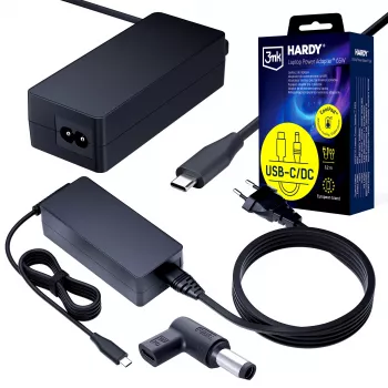 3MK PROTECTION 3mk HARDY Fuente de alimentación para portátil 65W para Dell 20V USB-C/DC 7,4 x 5,0