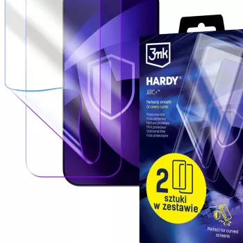 3MK PROTECTION Poco X8 Pro Max Hardy ARC+ Protector de pantalla (pack de 2) - lámina de poliuretano flexible, autorreparable, amortiguadora de impactos
