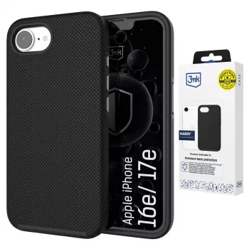 Apple iPhone 16E/ iPhone 17E - 3mk Hardy Shockproof MagCase, Transparente
