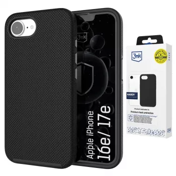 Apple iPhone 16E/ iPhone 17E - 3mk Hardy Shockproof MagCase, Transparente