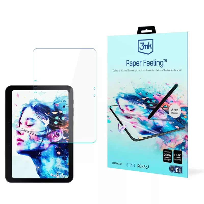 3MK PROTECTION Protector de pantalla Paper Feeling para Samsung Galaxy Tab Active5 Pro - Mate, antirreflejos, antihuellas