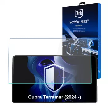 3MK PROTECTION Cupra Terramar (2024 -) - Protector de pantalla mate 3mk TechWrap para pantalla central