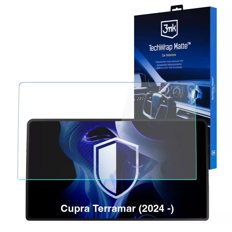 3MK PROTECTION Cupra Terramar (2024 -) - Protector de pantalla mate 3mk TechWrap para pantalla central