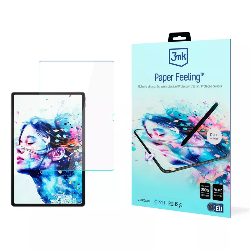 3MK PROTECTION Protector de pantalla PaperFeeling para Lenovo Idea Tab Pro Gen 2 (TB390FU) pack de 2