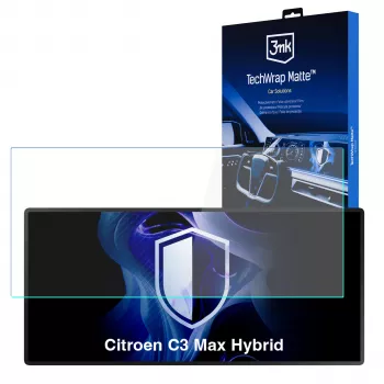 3MK PROTECTION Citroen C3 Max Hybrid - Protector de pantalla mate 3mk TechWrap para pantalla central