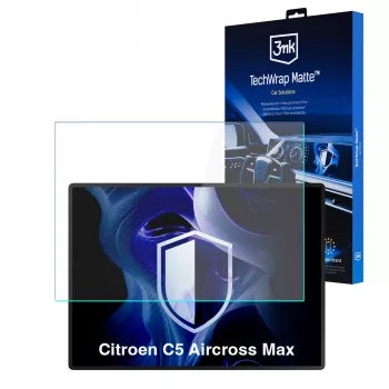 3MK PROTECTION Citroen C5 Aircross Max - Protector de pantalla mate 3mk TechWrap para pantalla central
