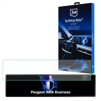 3MK PROTECTION Peugeot 3008 Business - Protector de pantalla mate 3mk TechWrap para pantalla central