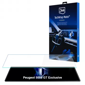 3MK PROTECTION Peugeot 5008 GT Exclusive - Protector de pantalla mate 3mk TechWrap para pantalla central