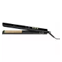MPM MPR-25 Plancha de pelo con placas de cerámica y turmalina, temperatura ajustable 120-200°C, negro/plata