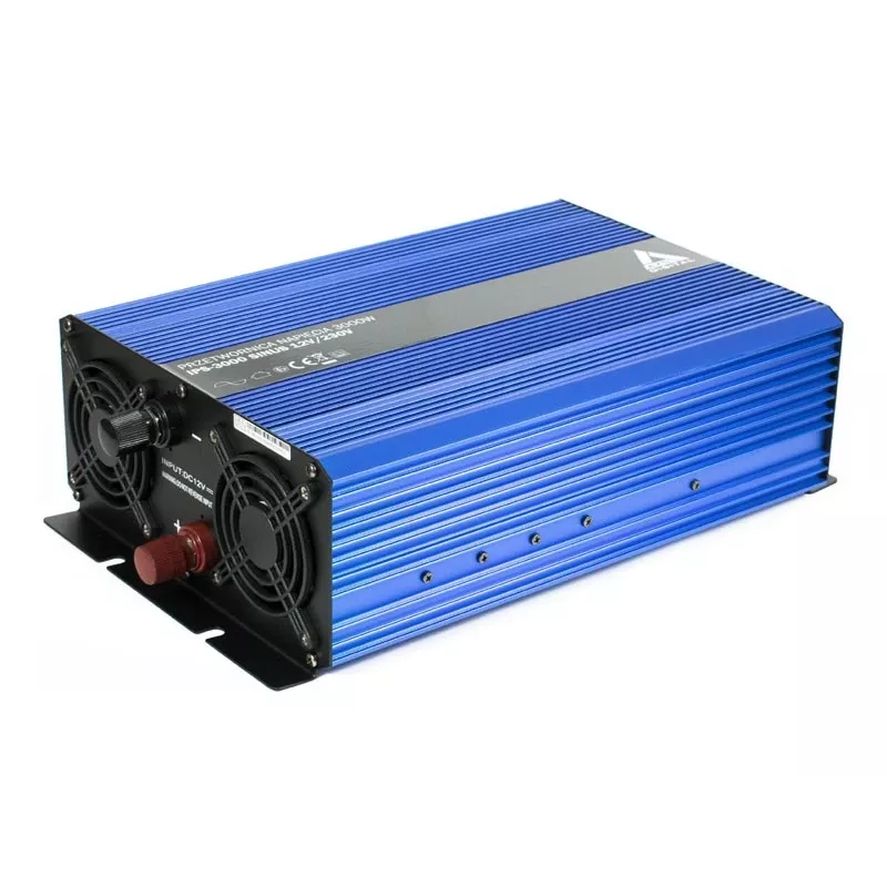 AZO Digital Inversor de onda senoidal pura 12 VDC / 230 VAC 3000W IPS-3000S