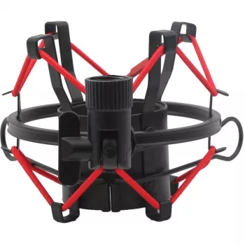 MOZOS SHM2-RED soporte antivibración tipo araña para micrófono 48-54 mm rojo