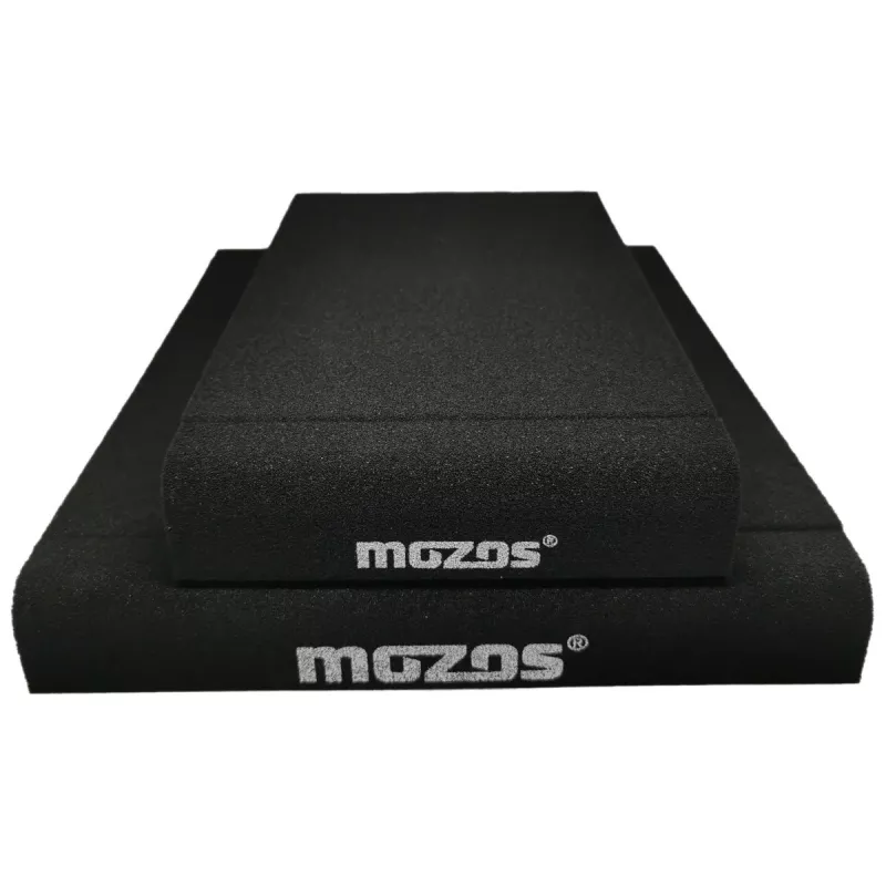 MOZOS ISOPAD-M almohadillas de desacoplamiento acústico para monitores de estudio (par, negro)