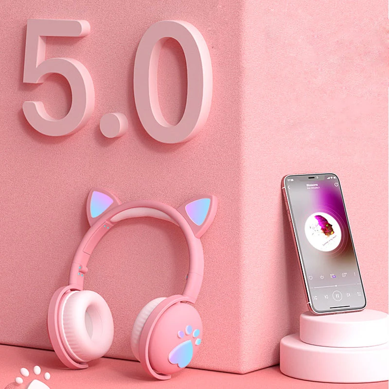 MOZOS KID DOG Auriculares inalámbricos para niños violeta