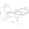 MOZOS SM51-SET soportes de pared para altavoces, 2 uds.