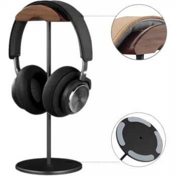 MOZOS HS Supreme Soporte para auriculares over-ear - nogal y metal