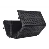 Mozos MSHIELD-CABIN-ECO Escudo aislante acústico para micrófono, 5 paneles, negro