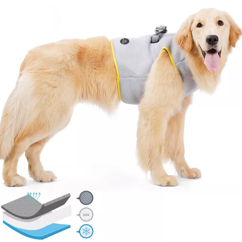 MOZOS PV-COOL arnés chaleco refrigerante para perros M