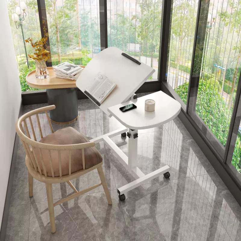 MOZOS WDL-WH Carrito escritorio móvil para portátil blanco