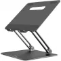 MOZOS LS1-ALU Soporte para portátil de aluminio negro