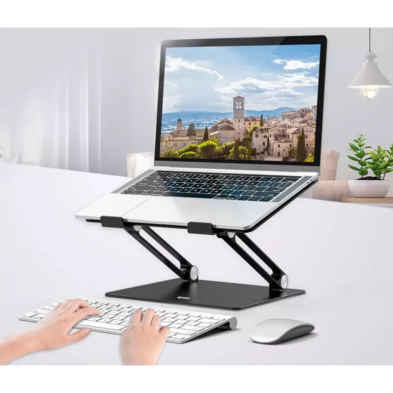 MOZOS LS1-ALU Soporte para portátil de aluminio negro
