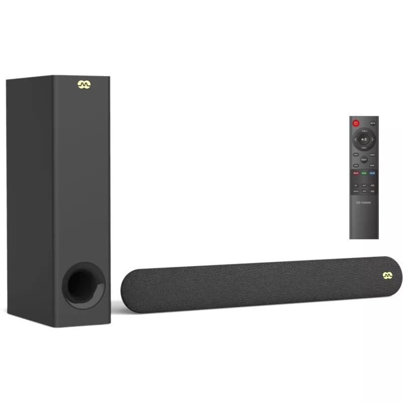 MOZOS CINEMA 2.1 Barra de sonido 80W/160W sistema de cine en casa Bluetooth