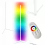 MOZOS LC-RGB Lámpara de pie de esquina LED blanca