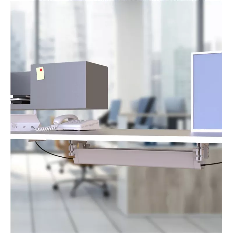 MOZOS CT550WH Bandeja de gestión de cables bajo el escritorio 550 mm blanca