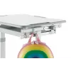 MOZOS DC-SET Conjunto de escritorio y silla ajustables en altura gris