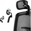MOZOS ERGO-C Silla de oficina ergonómica premium con respaldo de malla, negra