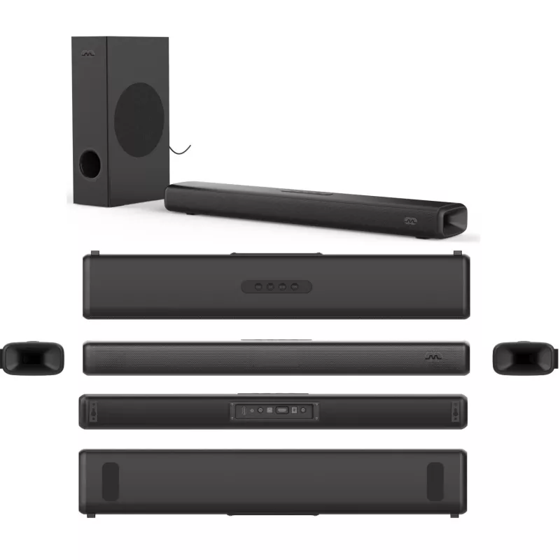 MOZOS THEATER 2.1 barra de sonido 100W/160W Bluetooth 5.0 sistema de cine en casa