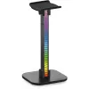 MOZOS D11 soporte para auriculares RGB LED con hub USB y conexión de audio
